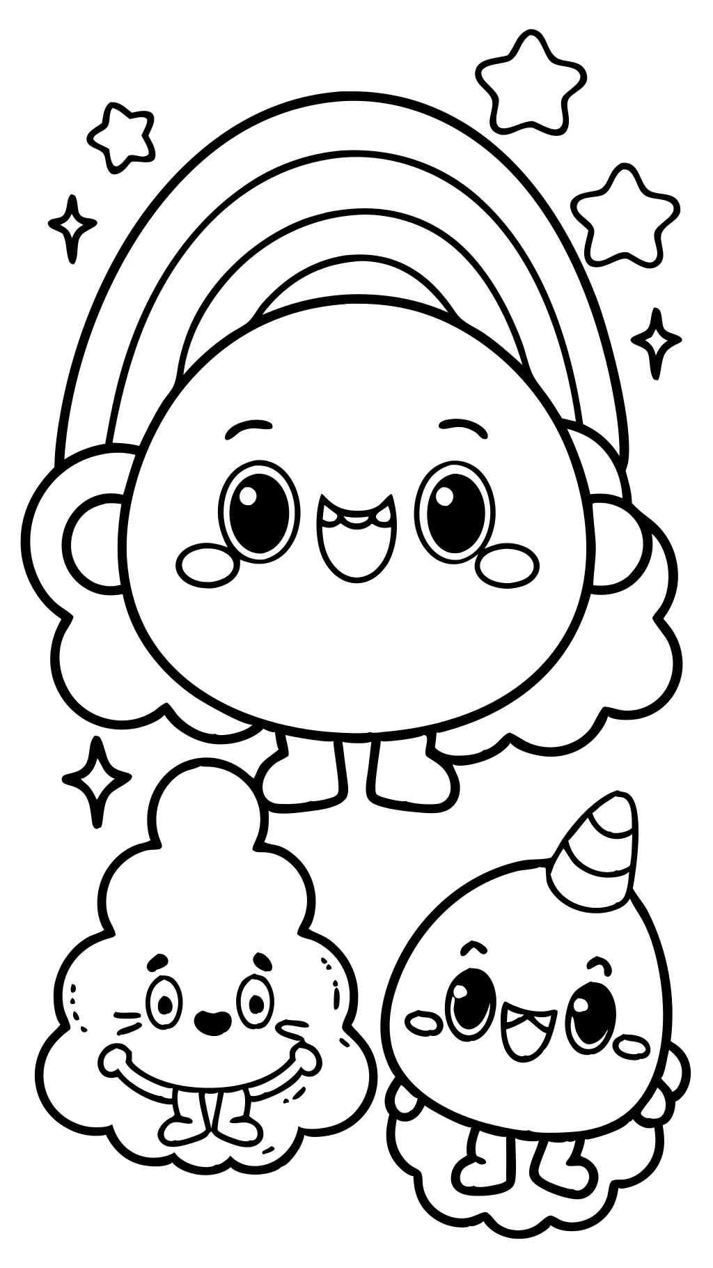 Rainbow Friends Coloring Pages gratis